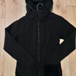 lululemon athletica Black Hooded Scuba Jacket